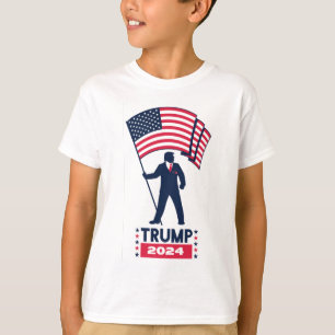 T-shirt Logo électoral 2024 Donald Trump pour le président