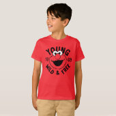 T-shirt Logo Elmo Skate - Young, Wild & Free 1969 (Devant entier)