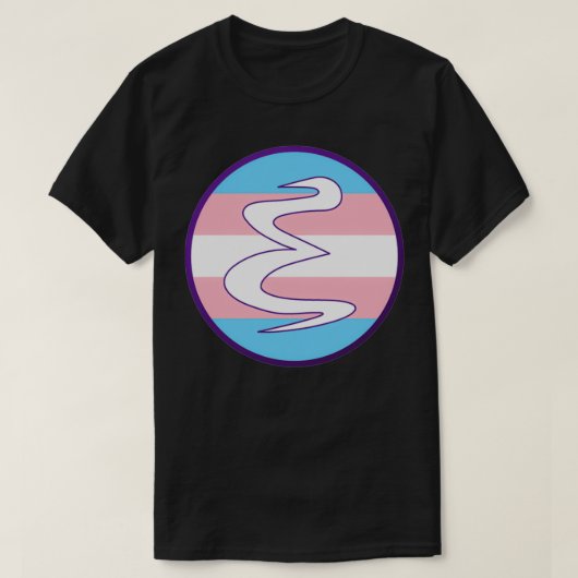 T-shirt Logo Emacs Trans Pride (Design devant)