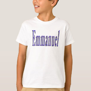 T-shirt Logo Emmanuel Name,