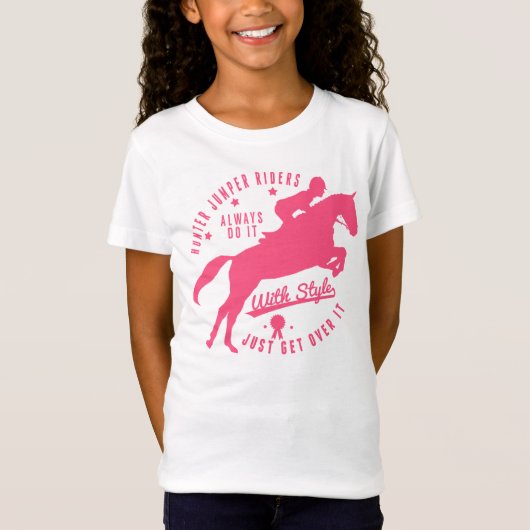 T-Shirt Logo équestre de rose de tee - shirt de cheval de (Devant)