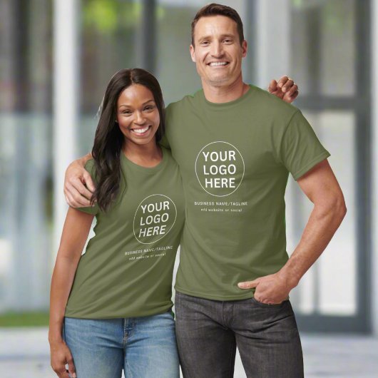 T-shirt Logo et texte personnalisés l Green Business Unifo