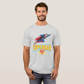 T-shirt Logo et vol Superman (Devant entier)