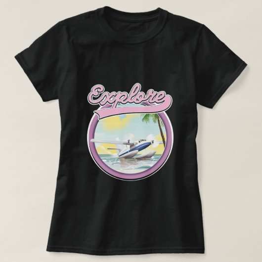T-shirt Logo Explore travel (Design devant)