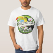 T-shirt Logo Explorer l'Équateur fabuleux (Devant)