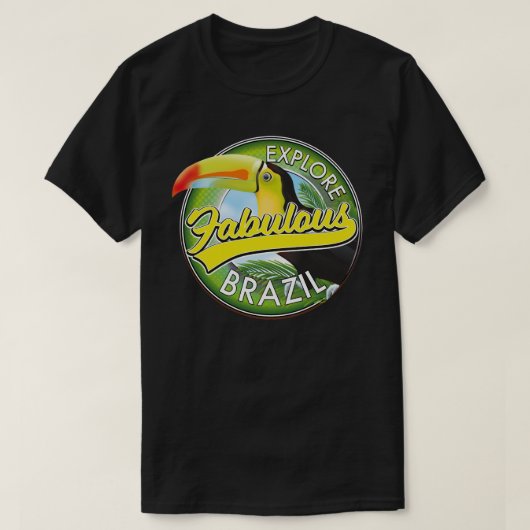 T-shirt Logo Explorez le Brésil Fabuleux (Design devant)