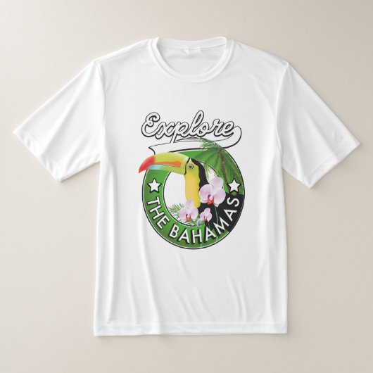 T-shirt Logo Explorez les Bahamas (Poser)