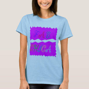 T-shirt Logo Fab Chica en lettres de couleur mixte charme