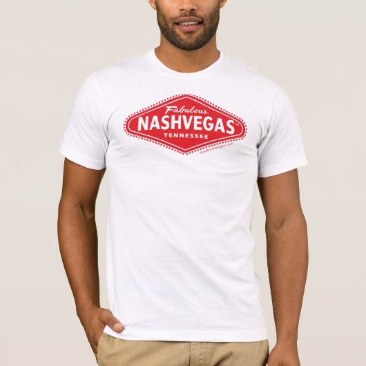 T-shirt Logo fabuleux de diamant de NASHVEGAS TM (Devant)