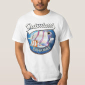 T-shirt Logo fabuleux des Bahamas (Devant)
