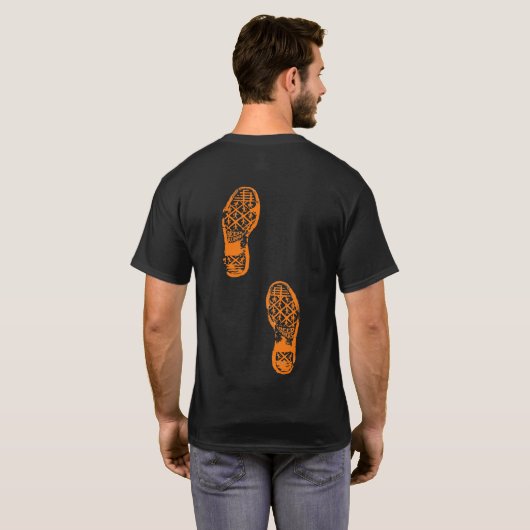 T-shirt Logo faisant le coin de coureurs de bière de (Dos entier)