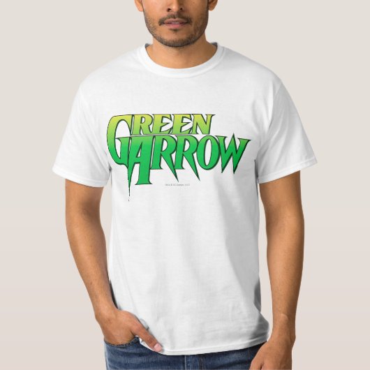 T-shirt Logo Flèche verte 3 (Devant)