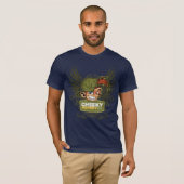 T-shirt Logo foncé avec des ailes (Devant entier)