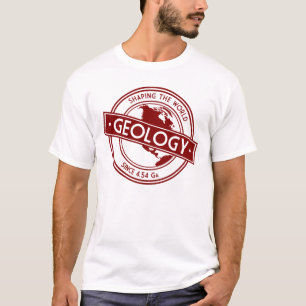 T-shirt Logo Géologie - Façonner le Monde (Amérique du Nor