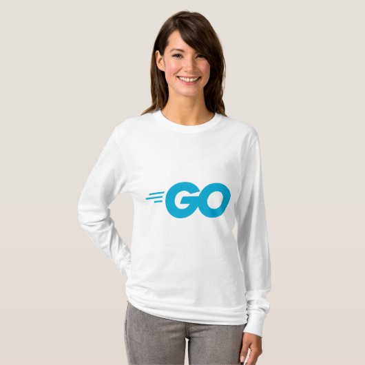 T-shirt Logo Golang (Go Programming Language) (Devant entier)