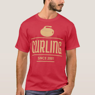 T-shirt Logo Gold du club de curling