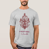 T-shirt Logo HAMSA deux tons signifiant long (Devant)