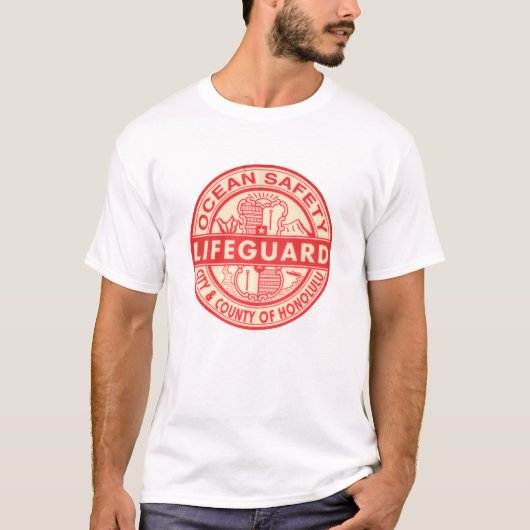T-shirt Logo Hawaii Lifeguard (Devant)