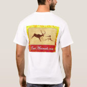 T-shirt logo Henley d'automne d'EatAnimals.com (Dos)