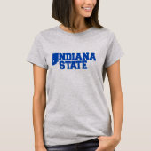 T-shirt Logo Indiana State (Devant)