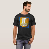 T-SHIRT LOGO INFORMATIQUE - TECHNOLOGIE DE L'INFORMATION (Devant entier)