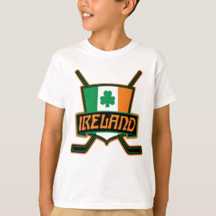 T-shirt Logo irlandais de hockey sur glace