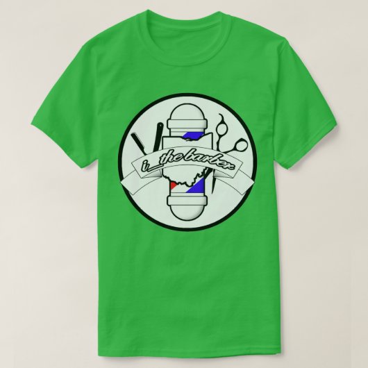 T-shirt logo ithebarber (Design devant)