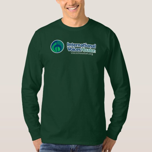 T-shirt Logo IVH Long Sleeve Tee - Forêt (Devant)