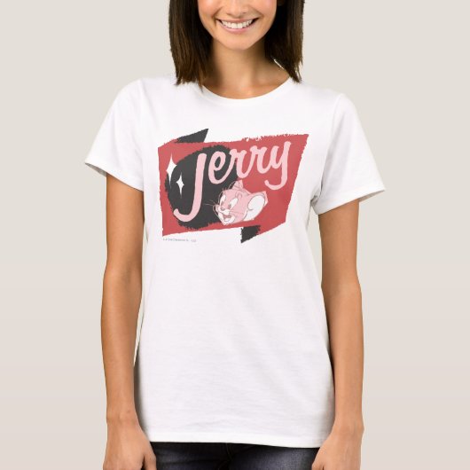 T-shirt Logo Jerry Red et Black (Devant)