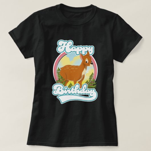T-shirt Logo Joyeux Anniversaire (Design devant)