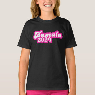 T-shirt Logo Kamala Harris girly Pink 2024