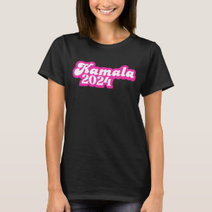 T-shirt Logo Kamala Harris girly Pink 2024