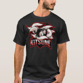 T-shirt Logo Kitsune Neuf Queue Fox Esport (Devant)