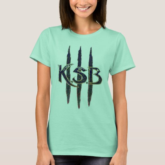T-shirt Logo KSB Blue Grunge (Devant)
