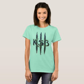 T-shirt Logo KSB Blue Grunge (Devant entier)