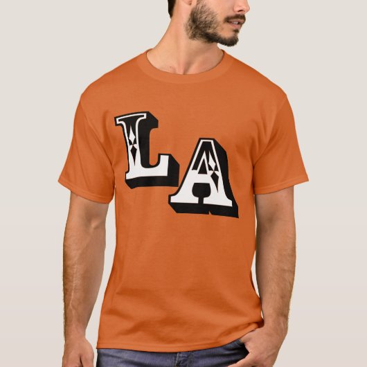 T-shirt •°♥§Logo LA Appareil de mode américain Basic Tee§♥ (Devant)