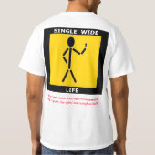 T-SHIRT LOGO LARGE SIMPLE DE LA VIE (Dos)