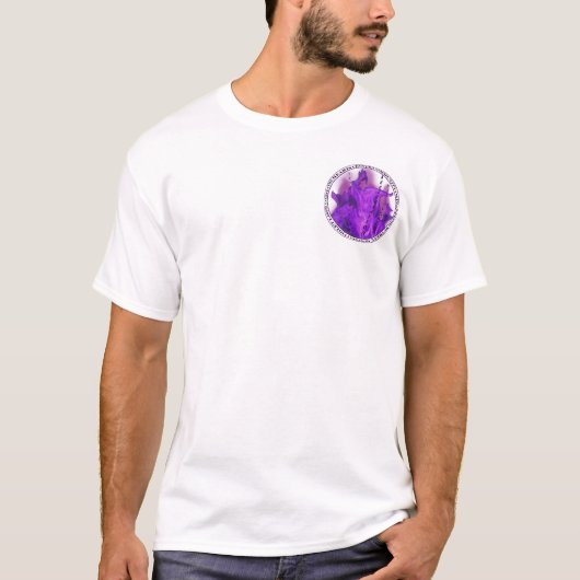 T-shirt Logo léger violet (Devant)