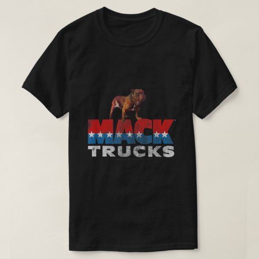 T-shirt Logo Mack Trucks Retro Mack (Design devant)