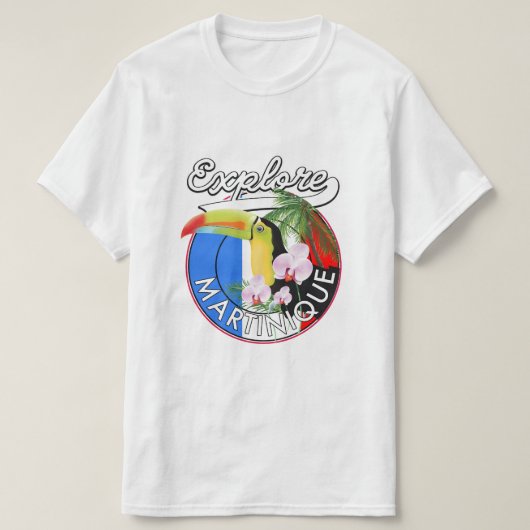 T-shirt Logo Martinique Travel (Design devant)
