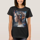 T-shirt Logo mécanique du cerveau (Devant)