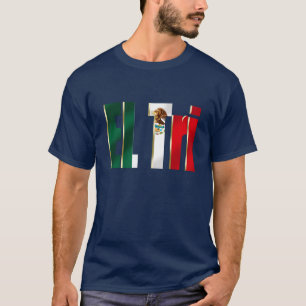 T-shirt Logo mexicain de fierté de tri Mexique football d
