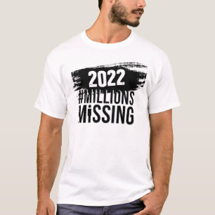 T-shirt Logo #MillionsMissing 2022 avec logo #MEAction