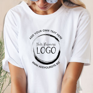 T-shirt Logo minimaliste du cercle noir