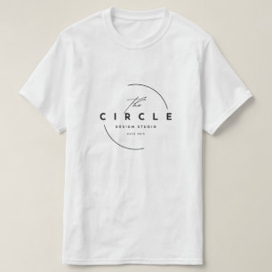 T-shirt Logo minimaliste du Studio de design The Circle -