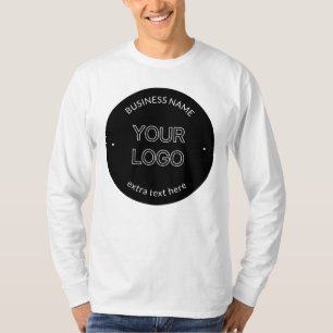 T-shirt Logo modifiable et remplacement du nom de l'entrep