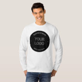 T-shirt Logo modifiable Remplacement et nom de l'entrepris (Devant entier)