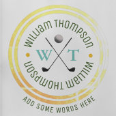 T-shirt LOGO Monogramme pour joueurs de golf