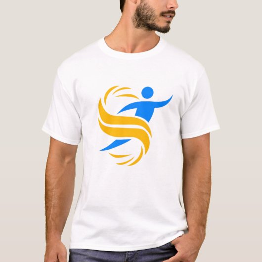 T-Shirt Logo Mouvement Humain Dynamique (Devant)