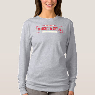 T-shirt Logo musique et âme sur sweat-shirt pour femme